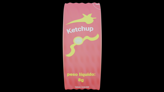 Ketchup 3D Модель .c4d .max .obj .3ds .fbx .stl .blend 