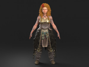 Thrud God Of War 3D Model