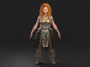 Thrud God Of War 3D Model