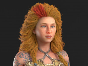 Thrud God Of War 3D Model