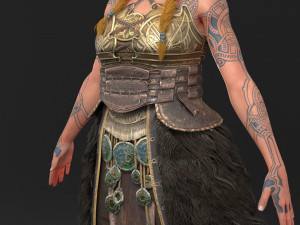 Thrud God Of War 3D Model