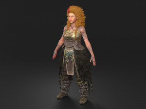 Thrud God Of War 3D Model