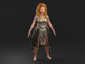 Thrud God Of War 3D Model