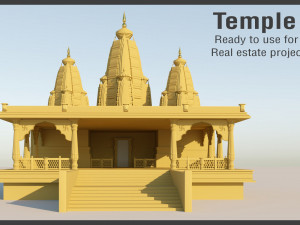 Temple for real estate project 3D Модель