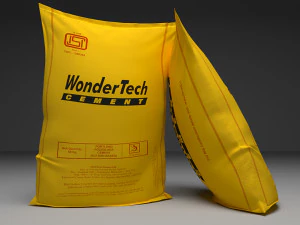 Cementzak voor spel of fabriek 3D Still of Walkthrough 3D Model