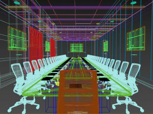 Konferans Odası 3D Model