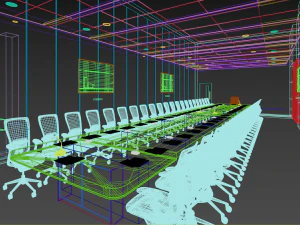 Konferans Odası 3D Model