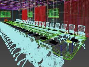 Konferans Odası 3D Model
