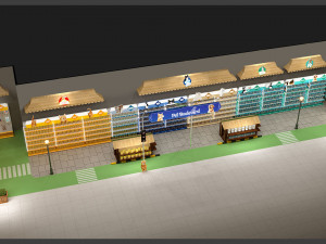 Exhibition Stall 3D Model