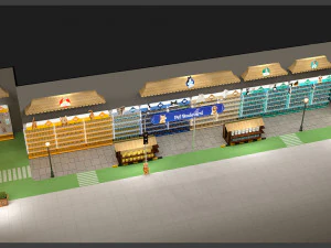 Exhibition Stall 3D Model