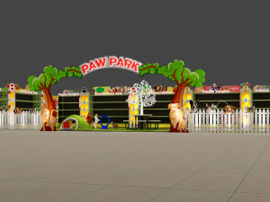 Exhibition display A 3D Модель