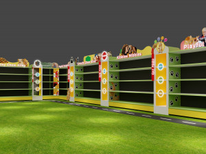 Exhibition display A 3D Модель