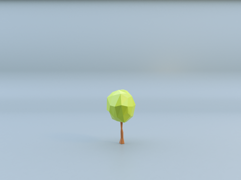 Low-poly trees with varied sizes Modèle 3D