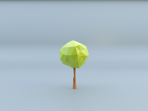 Low-poly trees with varied sizes Modèle 3D