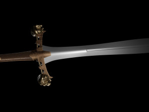 Gladius with Lion heads 3D 모델