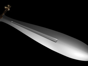 Gladius with Lion heads 3D 模型