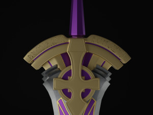 Excalibur Proto Sword of Promised Victory 3D Model