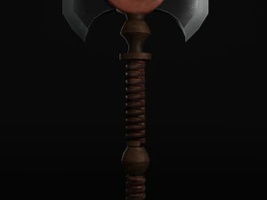 Great Axe Two Faced 3D Model