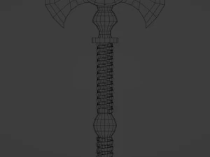 Great Axe Two Faced 3D Model