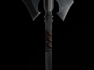 Two-faced Great axe Model 3D