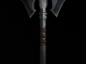 Two-faced Great axe Model 3D