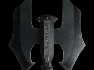 Two-faced Great axe Model 3D