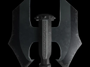 Kapak Besar bermuka dua Model 3D