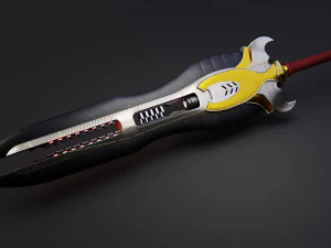 Espada Gauss Modelo 3D