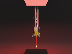 Gauss Sword 3D-Modell