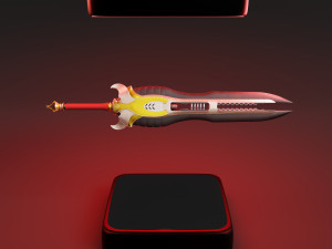 Gauss Sword 3D-Modell