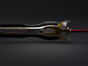 Gauss Sword 3D-Modell