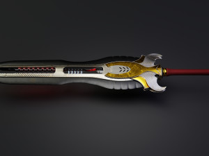 Gauss Sword 3D-Modell