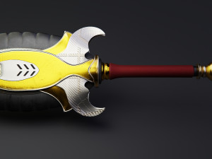 Gauss Sword 3D-Modell
