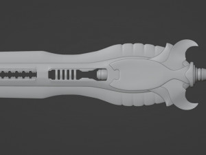 Gauss Sword 3D-Modell