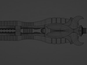 Gauss Sword 3D-Modell