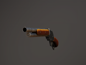 Winchester Model 1887 Shortened Model 3D