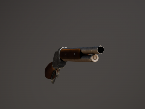 Winchester Model 1887 Shortened Model 3D
