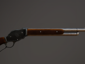Winchester Model 1887 Shortened Model 3D
