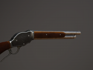Winchester Model 1887 Shortened Model 3D