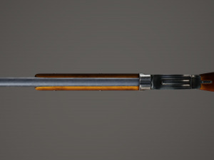 Winchester Model 1887 Shortened Model 3D