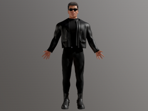 Arnold Schwarzenegger Terminator 3D Model