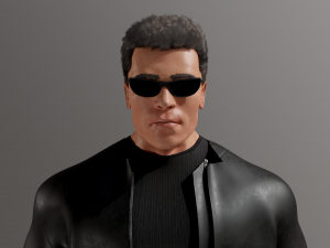 Arnold Schwarzenegger Terminator 3D 模型