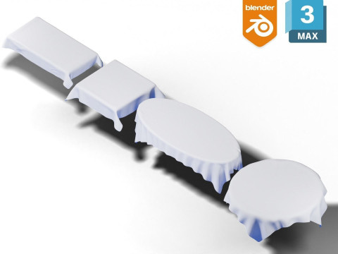 Blender Tablecloths 3D-Modell
