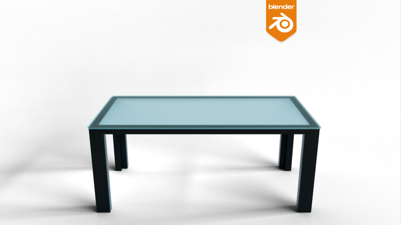 Free Glass Table 3D 모델 .c4d .max .obj .3ds .fbx .stl .blend 