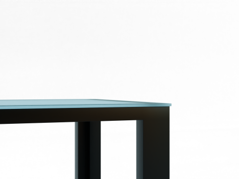 Free Glass Table 3D 모델