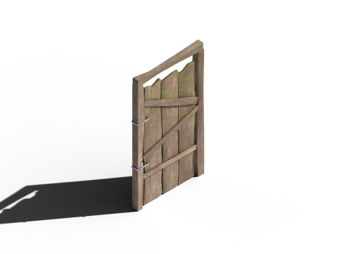 Rustic Door 3D Model