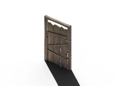 Rustic Door 3D Model