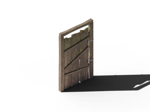 Rustic Door 3D Model