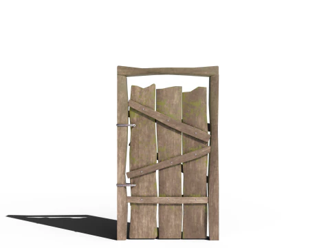 Rustic Door 3D Model