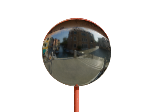 Japanese Street Mirror 3D Model